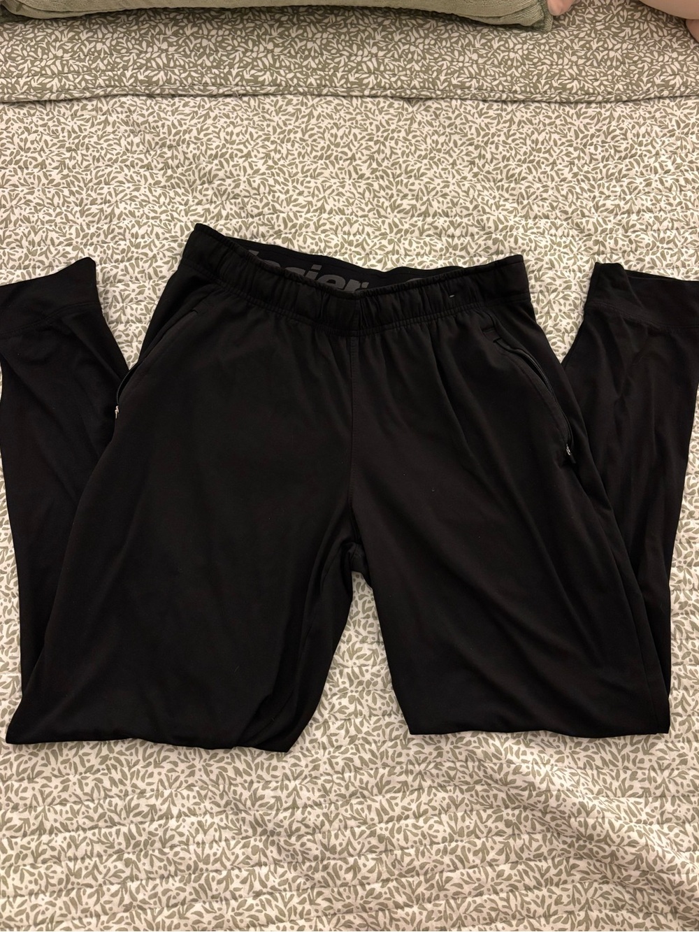 Men's Black Performance Joggers Sweatpants